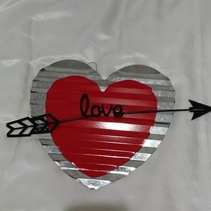 Metal hanging heart